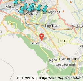 Mappa Costa Fonte Augelli II, 67100 Pianola AQ, Italia (3.41364)