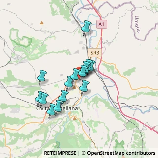 Mappa SS FLAMINIA KM 57, 01033 Civita Castellana VT, Italia (2.894)