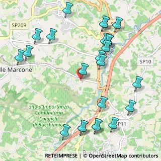 Mappa Via Colle Cucco, 66011 Bucchianico CH, Italia (1.34583)