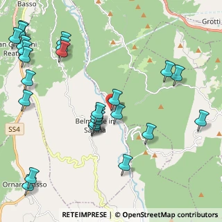 Mappa Via Valle Turano, 02020 Belmonte in Sabina RI, Italia (2.81154)