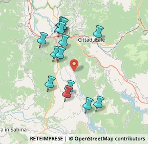 Mappa Via Valle Turano, 02020 Belmonte in Sabina RI, Italia (7.63357)