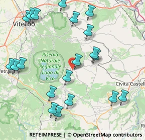 Mappa Via Padre Angelo Romani, 01032 Caprarola VT, Italia (10.301)