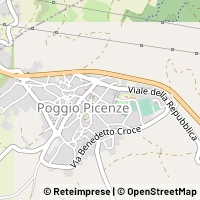 지도 Poggio Picenze