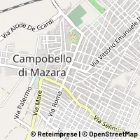 Karte Campobello di Mazara