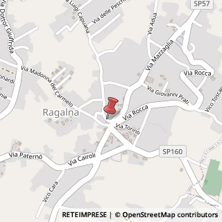 Mappa Piazza cisterna, 16, 95030 Ragalna, Catania (Sicilia)