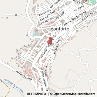 Mappa Corso Umberto, 108, 94013 Leonforte, Enna (Sicilia)