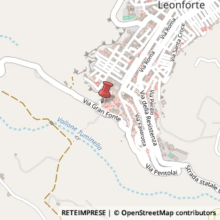 Mappa Via Stazione, 1, 94013 Leonforte, Enna (Sicilia)