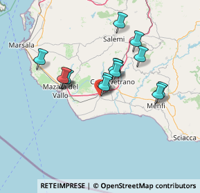 Mappa Via Giuseppe Garibaldi, 91021 Campobello di Mazara TP, Italia (13.21286)