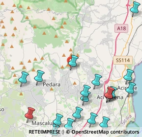 Mappa Via Mongibello, 95029 Viagrande CT, Italia (6.56579)