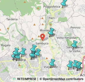 Mappa Via Mongibello, 95029 Viagrande CT, Italia (2.98059)