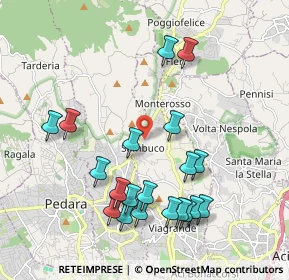 Mappa Via Mongibello, 95029 Viagrande CT, Italia (2.361)