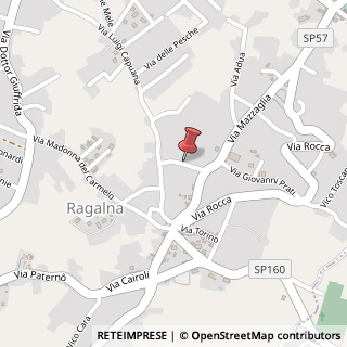 Mappa Via Antonio Moschetto, n.1, 95030 Ragalna, Catania (Sicilia)