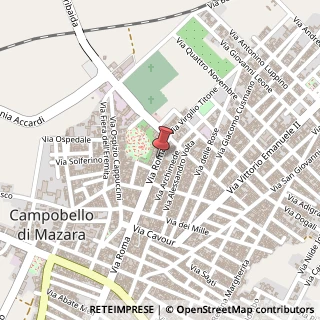 Mappa Via Roma, 319, 91021 Campobello di Mazara, Trapani (Sicilia)