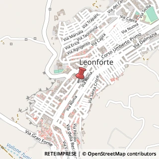 Mappa Corso Umberto, n? 128, 94013 Leonforte, Enna (Sicilia)