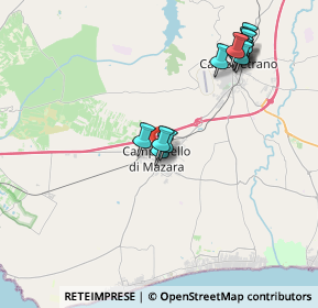 Mappa Via S. Martino, 91021 Campobello di Mazara TP, Italia (4.53692)