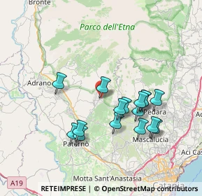 Mappa Via Rocca, 95030 Ragalna CT, Italia (7.64625)