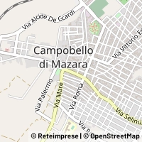 Karte Campobello di Mazara