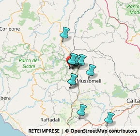 Mappa 92022 Cammarata AG, Italia (9.63583)