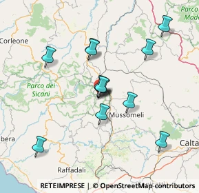 Mappa 92022 Cammarata AG, Italia (14.07769)