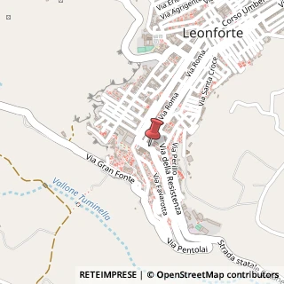 Mappa Via Porta Palermo, 107, 94013 Leonforte EN, Italia, 94013 Leonforte, Enna (Sicilia)