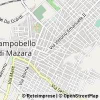 Kaart Campobello di Mazara