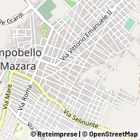 Mapa Mazara del Vallo