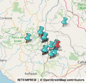 Mappa Contrada Lupa, 92022 Cammarata AG, Italia (9.783)