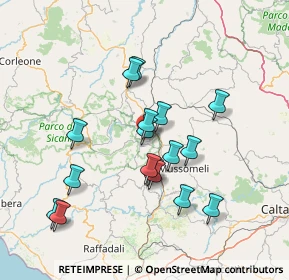 Mappa Contrada Lupa, 92022 Cammarata AG, Italia (14.95059)