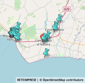 Mappa Circonvallazione Nord, 91021 Campobello di Mazara TP, Italia (9.642)