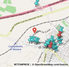 Mappa Circonvallazione Nord, 91021 Campobello di Mazara TP, Italia (0.6505)