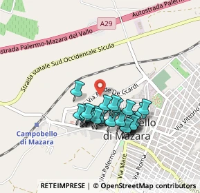 Mappa Campobello Di Mazara, 91021 Campobello di Mazara TP, Italia (0.41071)