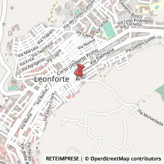 Mappa Via Alessandro Volta, 33, 94013 Leonforte EN, Italia, 94013 Leonforte, Enna (Sicilia)