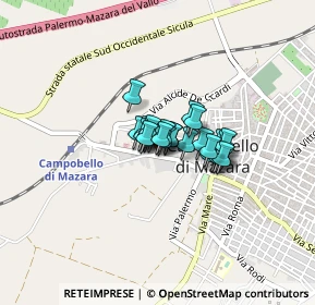 Mappa Viale Risorgimento, 91021 Campobello di Mazara TP, Italia (0.21481)