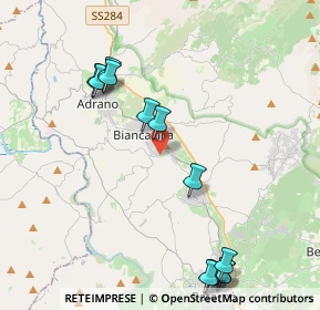 Mappa Strada Perrieri snc C.da, 95033 Biancavilla CT, Italia (5.53846)