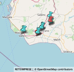 Mappa Via delle Cave, 91021 Campobello di Mazara TP, Italia (10.02467)