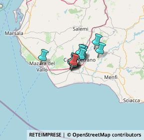 Mappa Via delle Cave, 91021 Campobello di Mazara TP, Italia (5.73917)