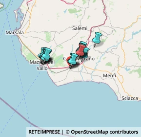 Mappa Via M. Rapisardi, 91021 Campobello di Mazara TP, Italia (9.326)