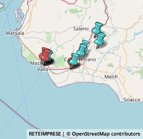 Mappa Via M. Rapisardi, 91021 Campobello di Mazara TP, Italia (11.442)