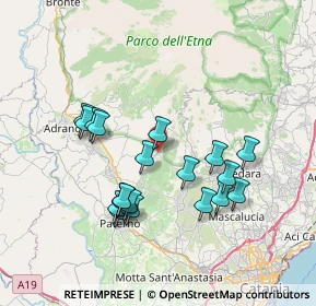 Mappa Via Padre Franco, 95030 Ragalna CT, Italia (7.827)