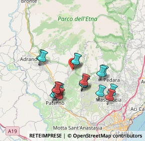 Mappa Via Padre Franco, 95030 Ragalna CT, Italia (7.28421)