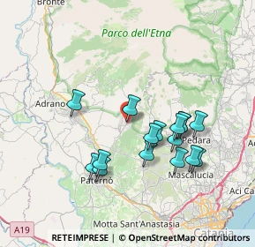 Mappa Via Padre Franco, 95030 Ragalna CT, Italia (7.54563)