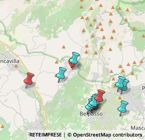 Mappa Via Padre Franco, 95030 Ragalna CT, Italia (5.20083)