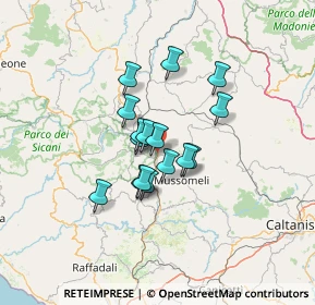 Mappa Contrada Tumarrano, 92020 San Giovanni Gemini AG, Italia (10.19125)