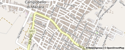 Mappa Campobello di Mazara