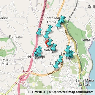 Mappa Via Librizzi, 95024 Acireale CT, Italia (0.852)