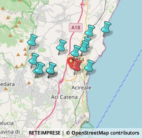 Mappa Via Librizzi, 95024 Acireale CT, Italia (3.27357)