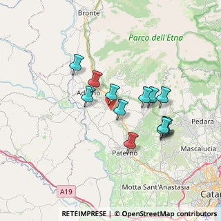 Mappa Via del Treviatore, 95033 Biancavilla CT, Italia (6.94385)