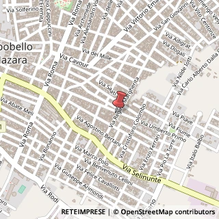 Mappa Via Regina Margherita, 105, 91021 Campobello di Mazara TP, Italia, 91021 Campobello di Mazara, Trapani (Sicilia)