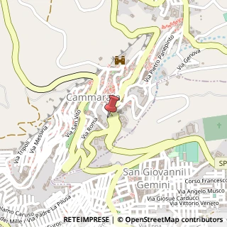 Mappa Via Giuseppe di Vittorio, 53, 92022 Cammarata, Agrigento (Sicilia)