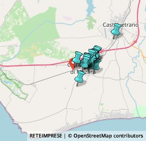 Mappa Via Libertà, 91021 Campobello di Mazara TP, Italia (1.9385)